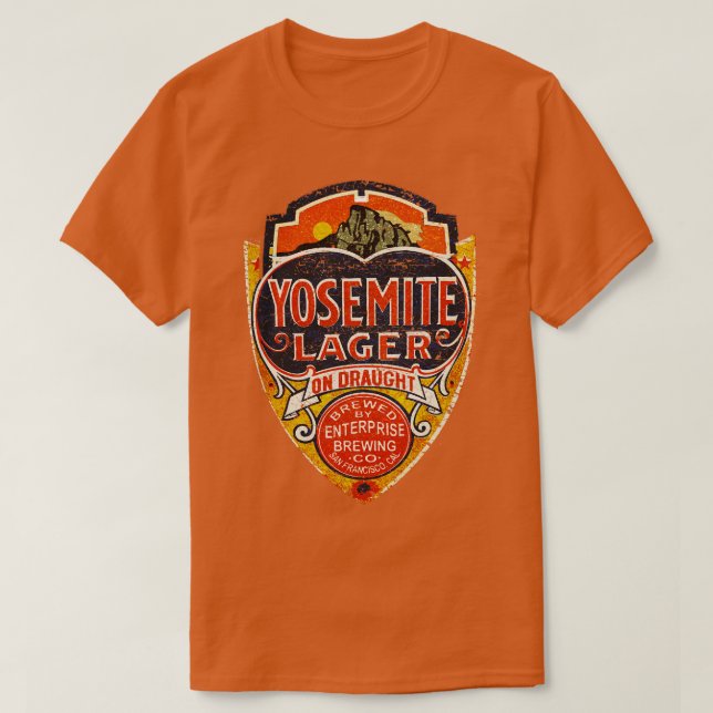 Yosemite Lager T-Shirt (Design Front)