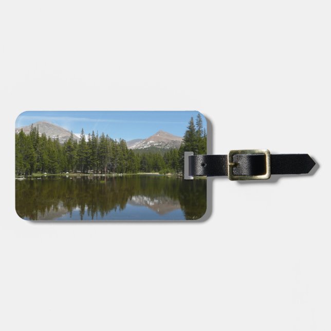 Yosemite Lake Reflection Luggage Tag (Front Horizontal)