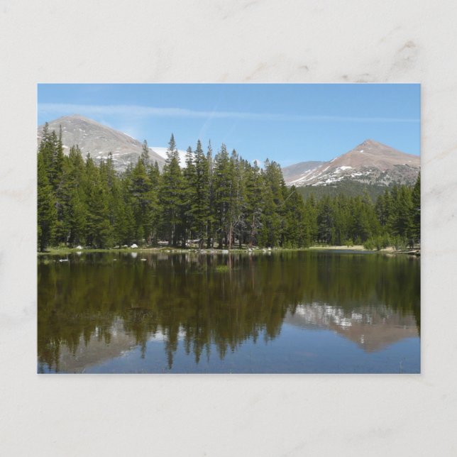 Yosemite Lake Reflection Postcard (Front)