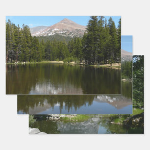 Yosemite Lake Reflection Wrapping Paper Sheet