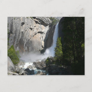 Yosemite Lower Falls at Lower Yosemite Falls Trail Postcard