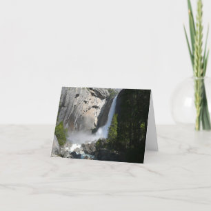 Yosemite Lower Falls from Yosemite National Park Card