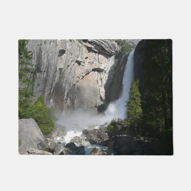 Yosemite Lower Falls from Yosemite National Park Doormat (Front)
