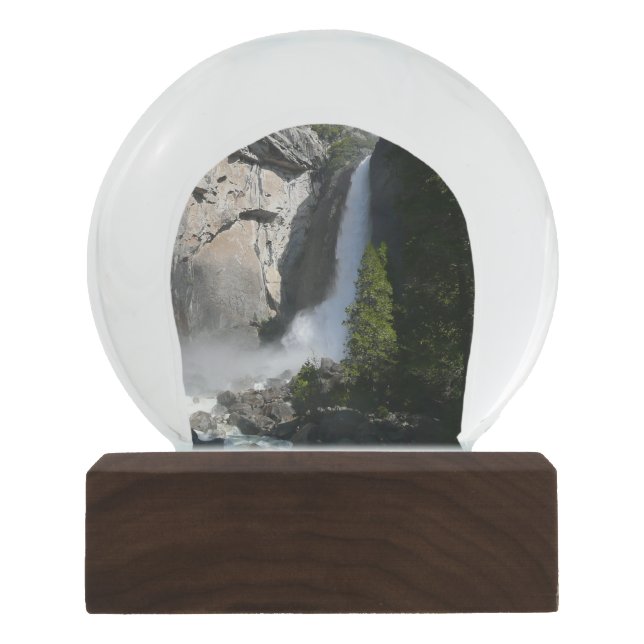 Yosemite Lower Falls from Yosemite National Park Snow Globe (Front)