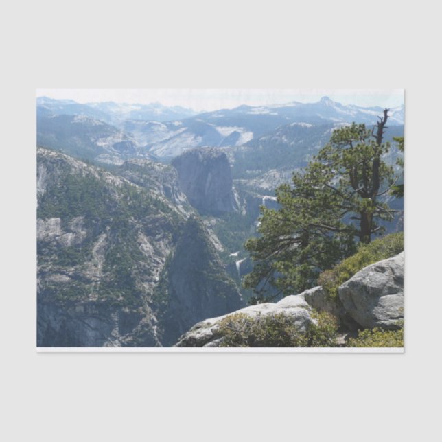 Yosemite Mountain View in Yosemite National Park Tissue Paper (Front)