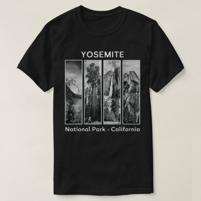 Yosemite National Park 1890 Wilderness T-Shirt (Design Front)