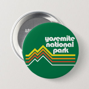 Yosemite National Park 7.5 Cm Round Badge