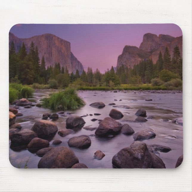 Yosemite National Park at Dusk Mouse Mat (Front)
