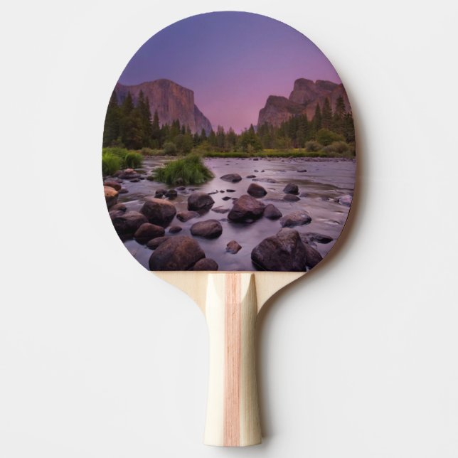 Yosemite National Park at Dusk Ping Pong Paddle (Front)