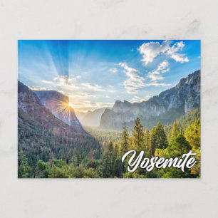 Yosemite National Park, At Sunrise Postcard