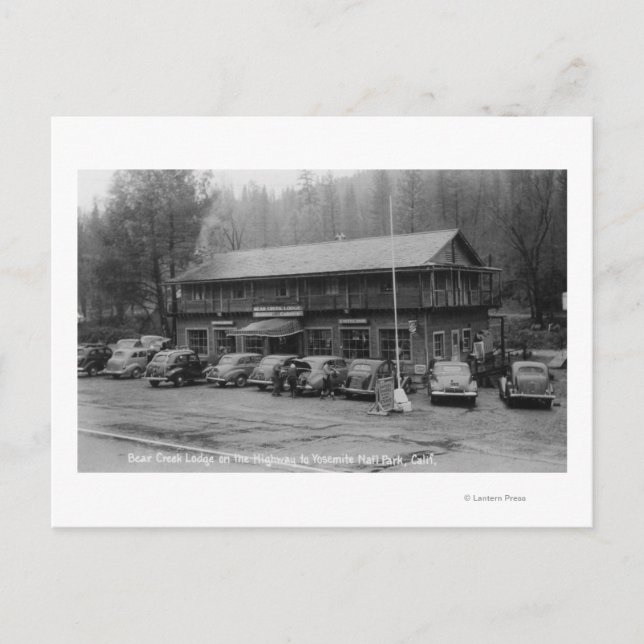 Yosemite National Park Bear Creek Lodge Postcard (Front)