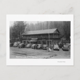 Yosemite National Park Bear Creek Lodge Postcard