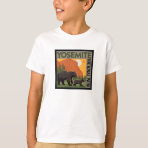 Yosemite National Park Bear Family T-Shirt