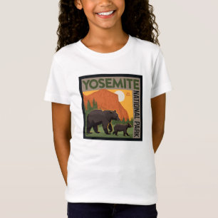 Yosemite National Park Bear Family T-Shirt