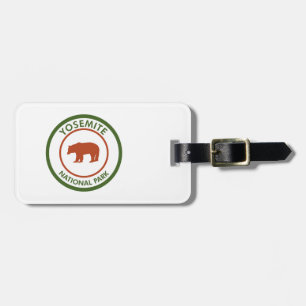 Yosemite National Park Bear Luggage Tag