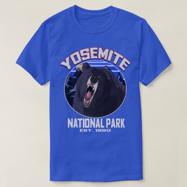 Yosemite National Park Bear Premium  T-Shirt (Design Front)