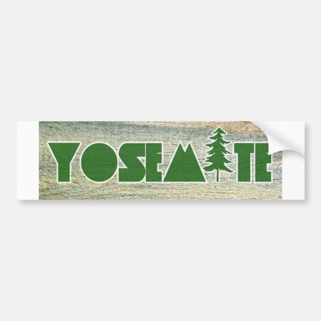Yosemite National Park Bumper Sticker (Front)