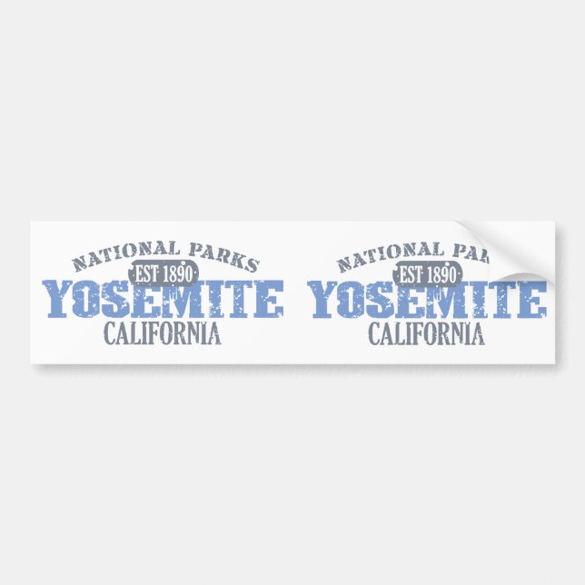Yosemite National Park Bumper Sticker (Front)