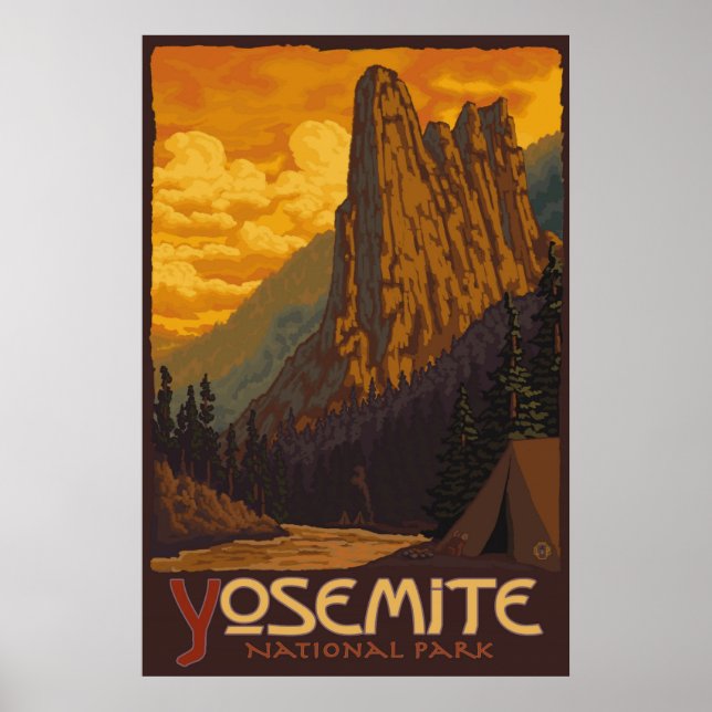 Yosemite National Park, CA - Sentinel Rock Poster (Front)