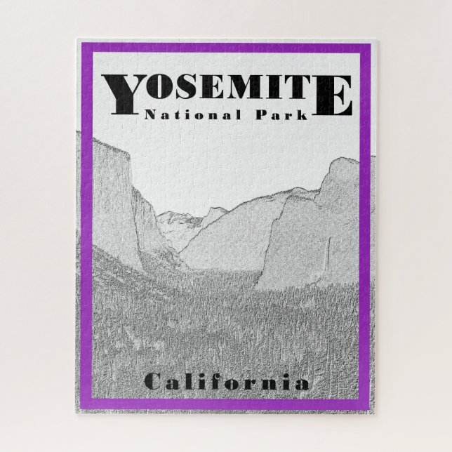 Yosemite National Park California - 16x20 - 520 pc Jigsaw Puzzle (Vertical)