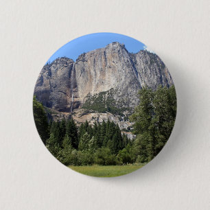Yosemite national park, California 6 Cm Round Badge