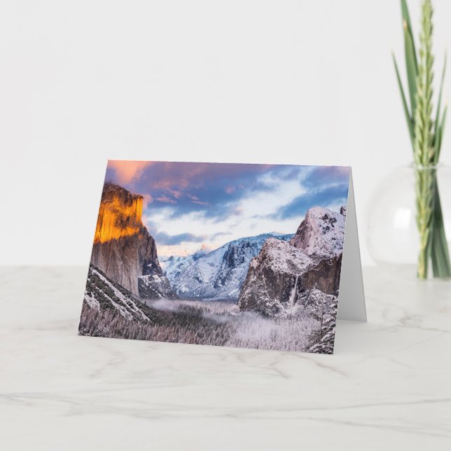 Yosemite National Park, California Card (Front)