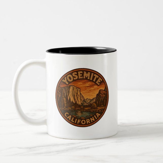 Yosemite National Park California Ceramic Mug (Left)