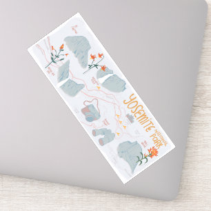 Yosemite National Park California Illustrated Map