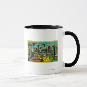 Yosemite National Park, California - Large Lette Mug