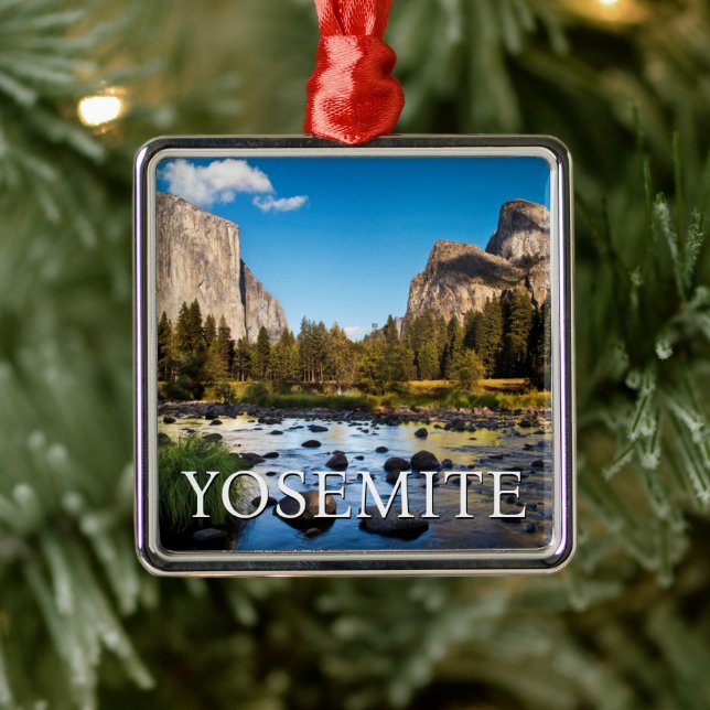 Yosemite National Park, California Metal Tree Decoration (Tree)