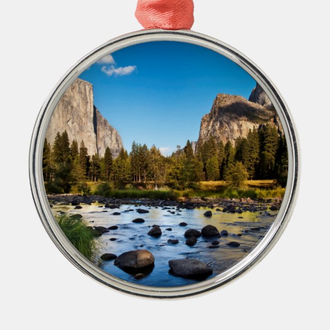 Yosemite National Park, California Metal Tree Decoration (Front)