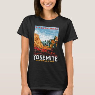 Yosemite National Park California Mountain Hiking  T-Shirt