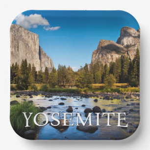 Yosemite National Park, California Paper Plate