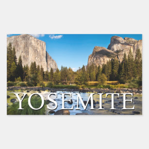 Yosemite National Park, California Rectangular Sticker