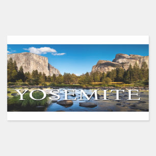 Yosemite National Park, California Rectangular Sticker