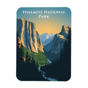 Yosemite National Park California Travel Landscape Magnet