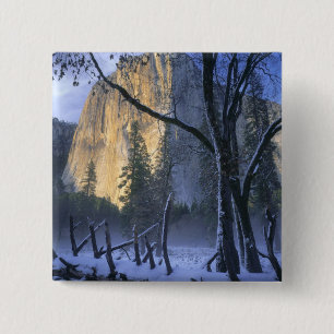 YOSEMITE NATIONAL PARK, CALIFORNIA. USA. Light 15 Cm Square Badge