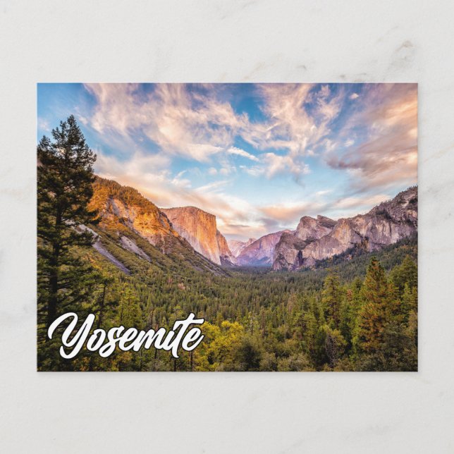 Yosemite National Park, California, USA Postcard (Front)