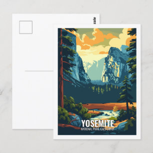 Yosemite National Park California USA  Postcard