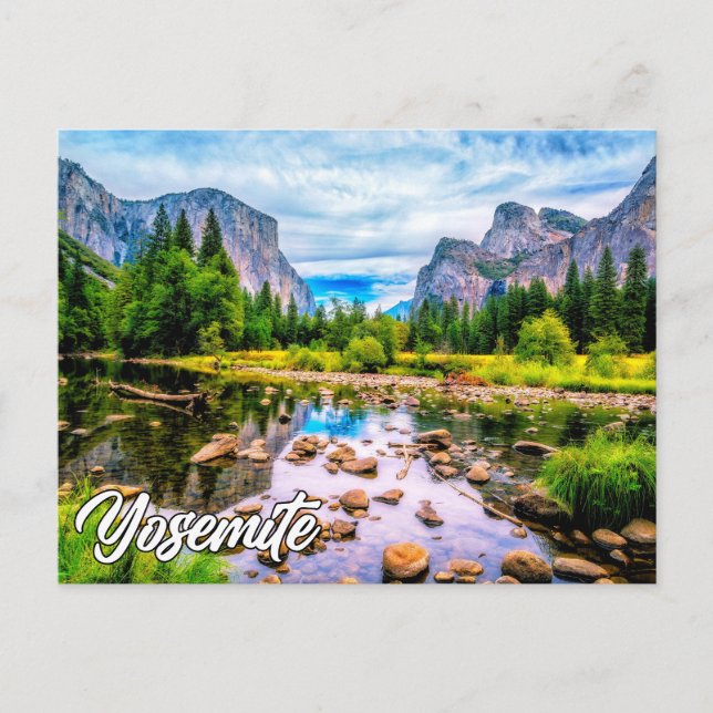 Yosemite National Park, California, USA Postcard (Front)