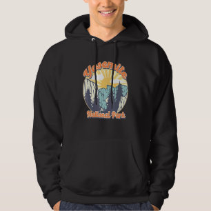 Yosemite National Park California Vintage Style Hoodie