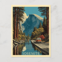 Yosemite National Park California Vintage Travel