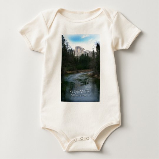 Yosemite National Park Half Dome Baby Bodysuit