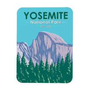 Yosemite National Park Half Dome California Magnet