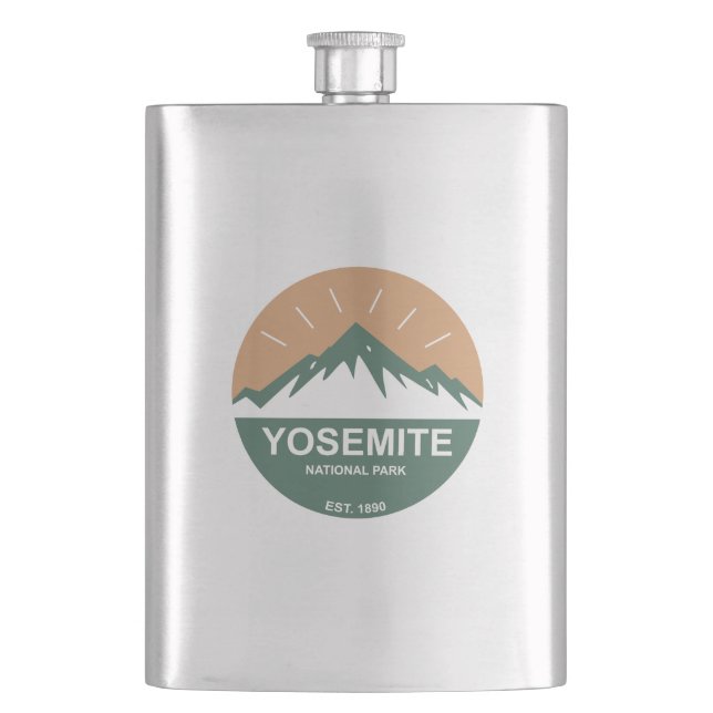 Yosemite National Park Hip Flask (Front)