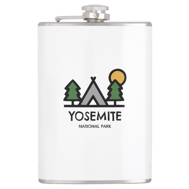 Yosemite National Park Hip Flask (Front)