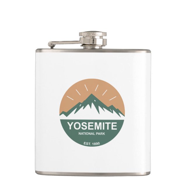 Yosemite National Park Hip Flask (Front)