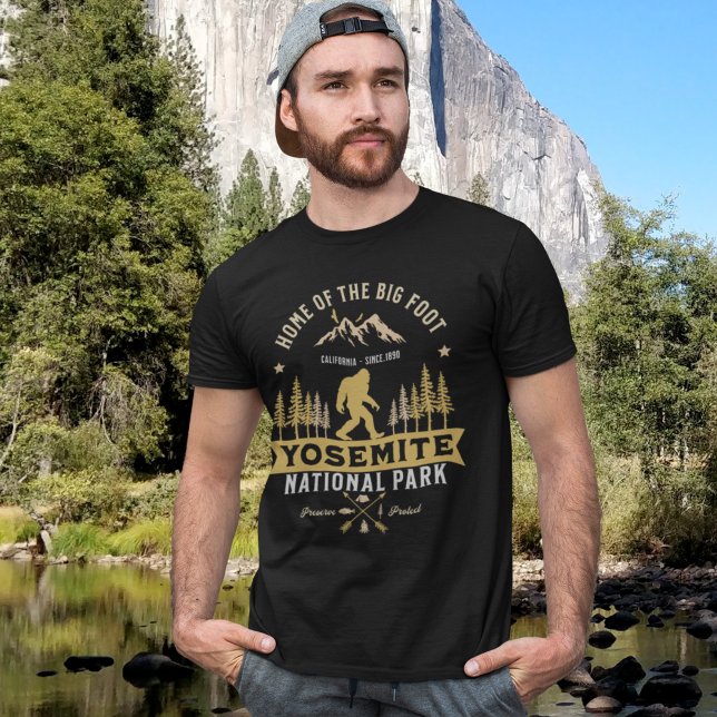 Yosemite National Park Home of the Big Foot T-Shirt (Creator Uploaded)