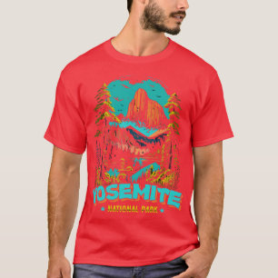 Yosemite National Park Illustration T-Shirt