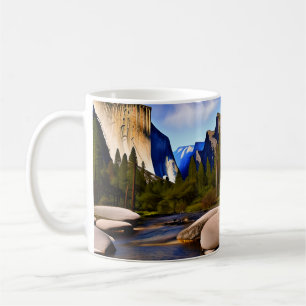 Yosemite National Park is a renowned national park Coffee Mug